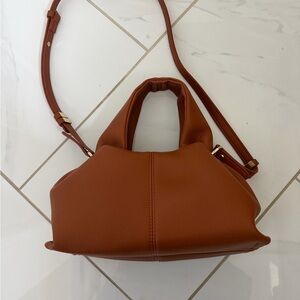 Brown Women's Convertible Top-Handle Crossbody Bag